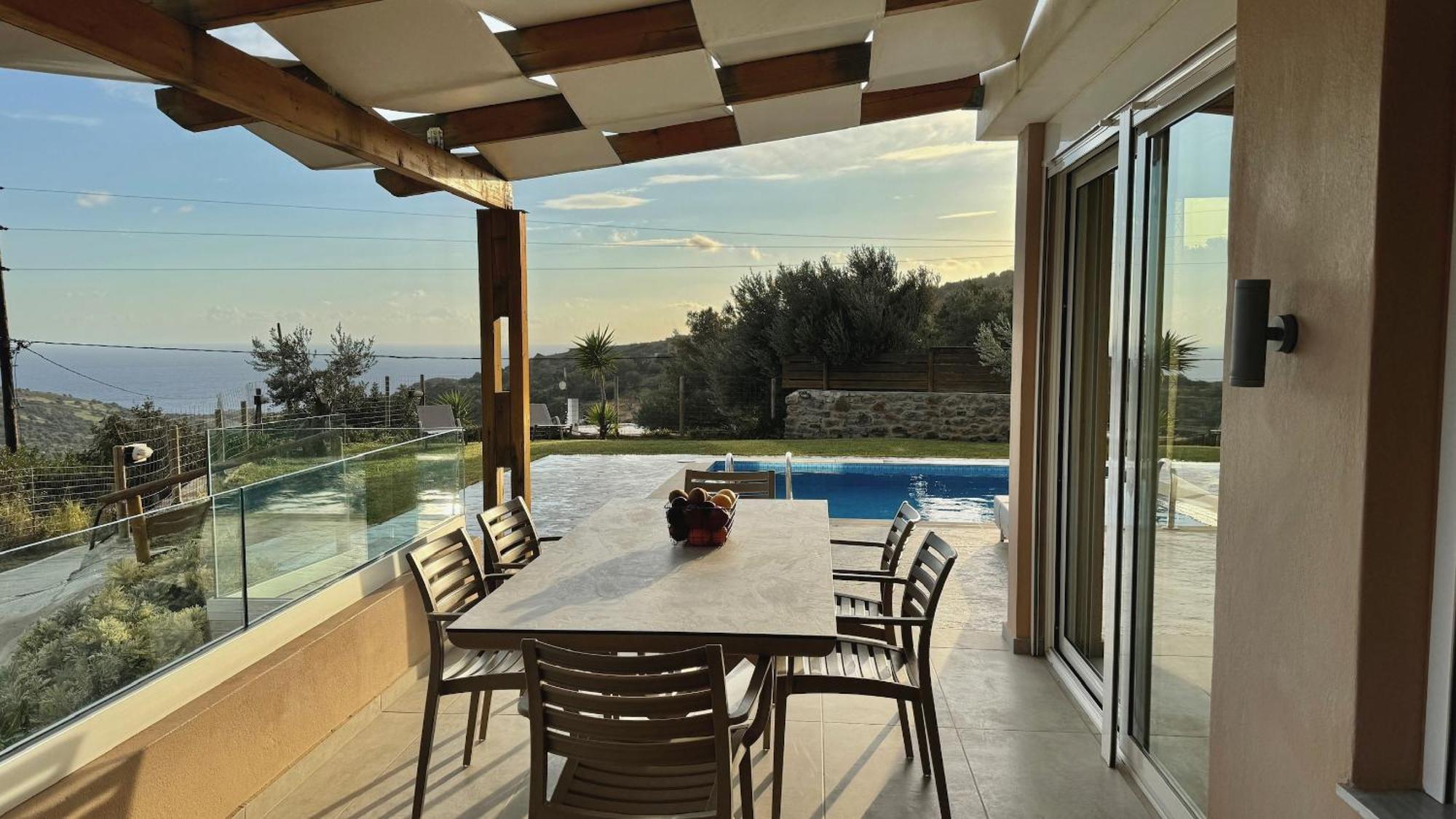 Villa Michael Triopetra Private Villa, Private Swimming Pool, Garden, Panoramic Sunset Екстер'єр фото