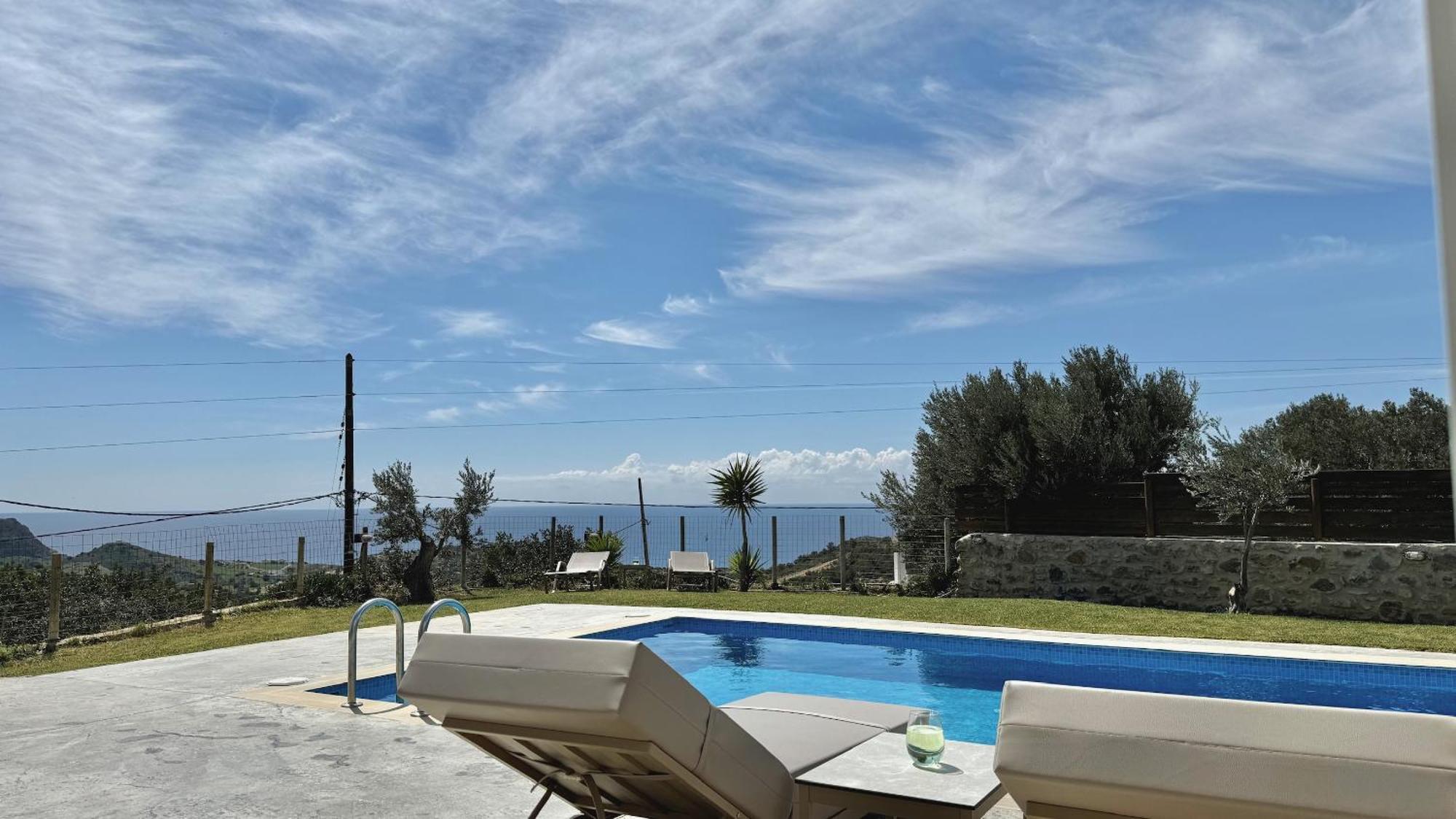 Villa Michael Triopetra Private Villa, Private Swimming Pool, Garden, Panoramic Sunset Екстер'єр фото