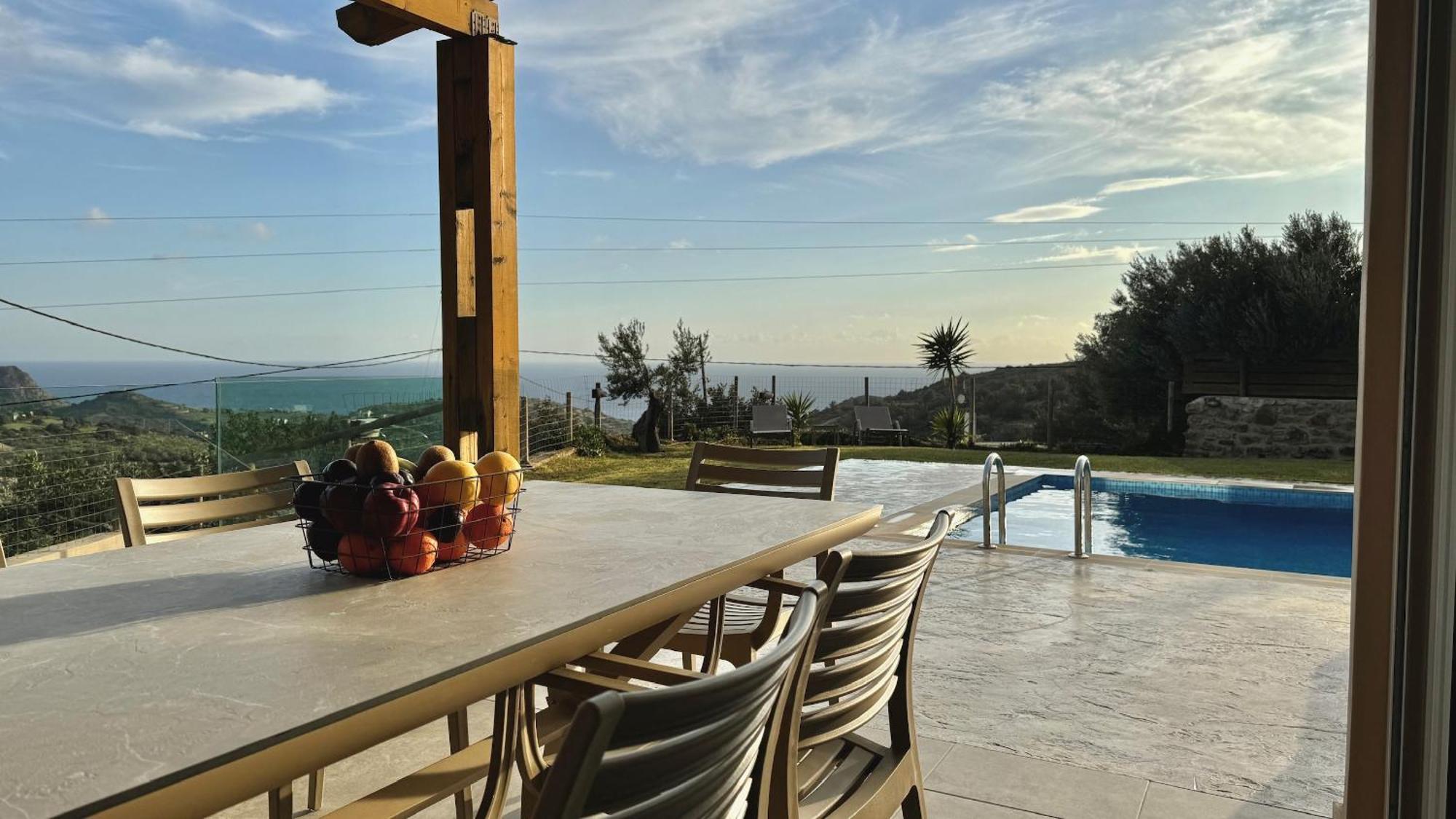 Villa Michael Triopetra Private Villa, Private Swimming Pool, Garden, Panoramic Sunset Екстер'єр фото