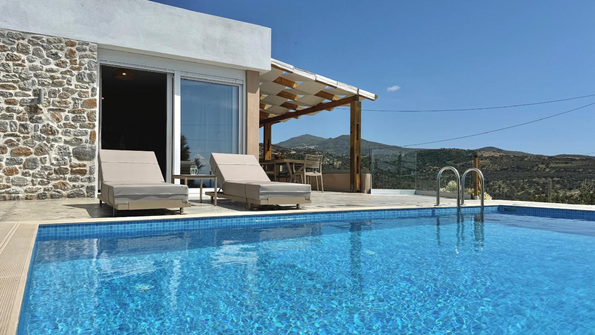 Villa Michael Triopetra Private Villa, Private Swimming Pool, Garden, Panoramic Sunset Екстер'єр фото