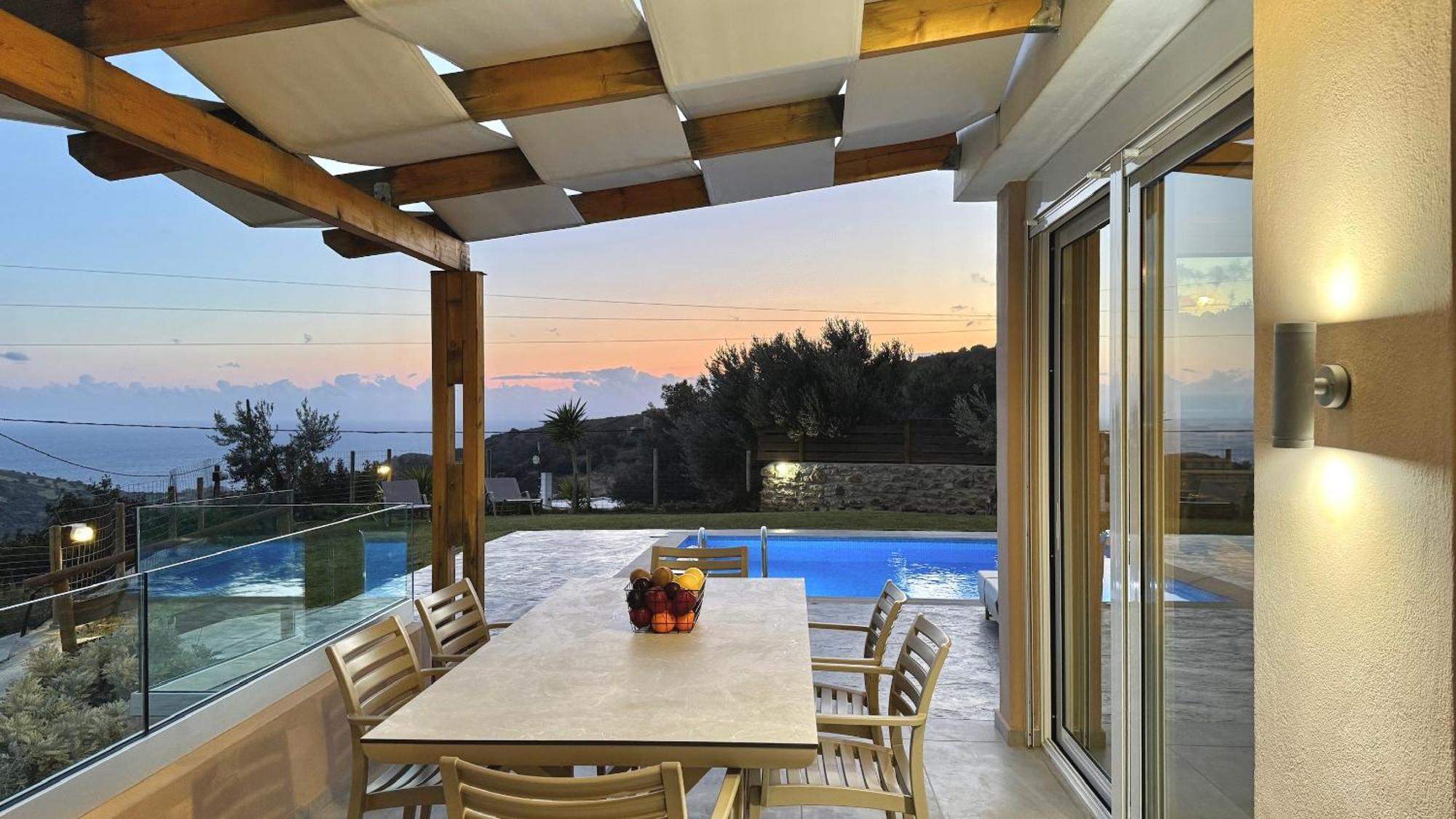 Villa Michael Triopetra Private Villa, Private Swimming Pool, Garden, Panoramic Sunset Екстер'єр фото